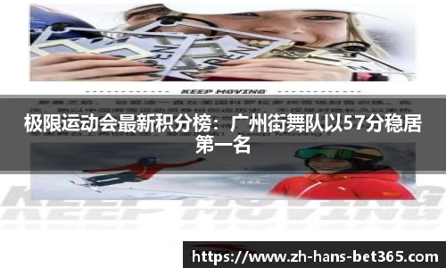 极限运动会最新积分榜：广州街舞队以57分稳居第一名
